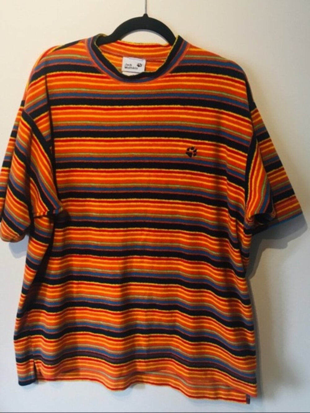 Jack wolfskin multi colour velvet tee